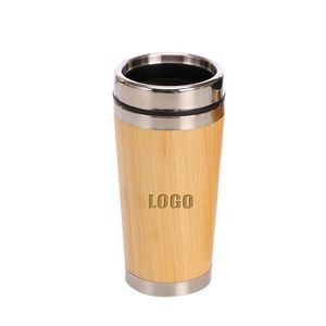 450ml Bamboo Stainless Steel Cups Mug