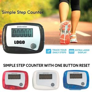 Classic One Touch Reset Step Pedometer