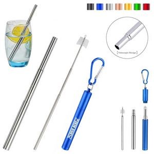 Telescope Metal Straw With Case