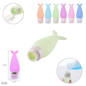 48ml Silicone Fish Tail Travel Bottle