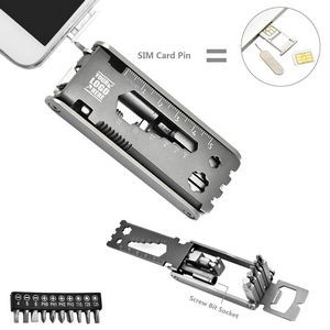 Multi Screwdriver Bit Tool Kit With Phone Card Pin