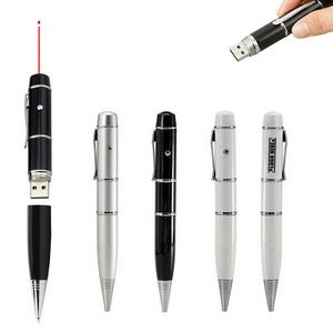 4GB USB Drives Metal Pen With Pointer