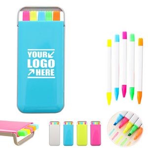5 IN 1 Highlighter With Stand Holder