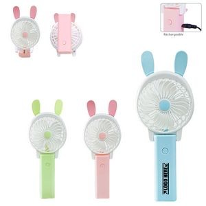 Cute Rabbit Ear Portable Fan