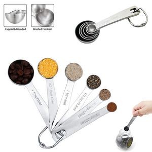 6 IN 1 Stainless Steel Measuring Spoons Kits