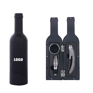 3 IN 1 Wine Opener With Bottle Shaped Case