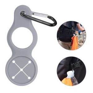 2IN1 Silicone Water Bottle Holder With Carabiner