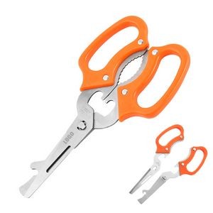 Multi Orange Handle Scissors
