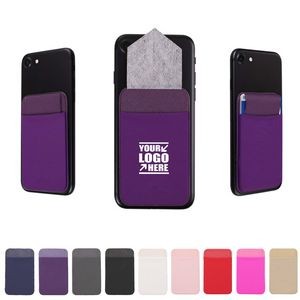 Phone Pouch Card Holder With PU Lid