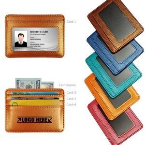5 Pockets PU Leather Card Holder Wallet