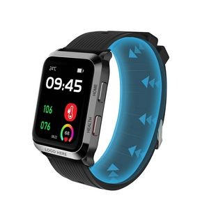 Smart Watch With Air Pump Blood Pressure Monitor