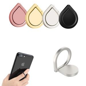 Water Drop Twist Metal Finger Ring Holder Phone Stand