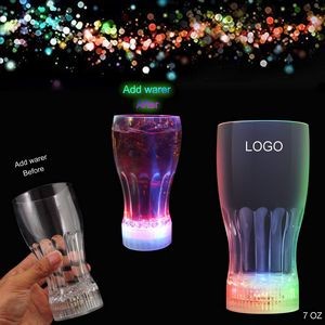 7 OZ Liquid Activated Cola Glass Flashing Cup