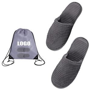 Bar Texture Thick Slipper w/Backpack