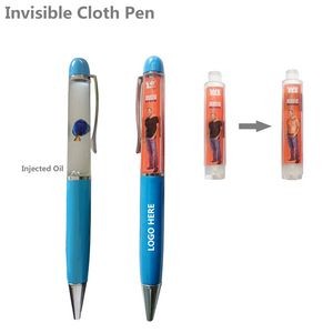 Various Invisible Cloth Metal Pen With Oil
