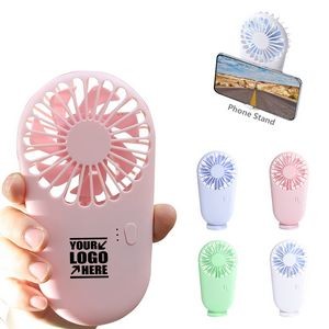 Portable Fan With Phone Stand