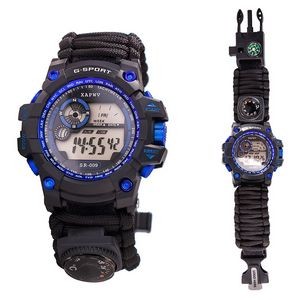 Adjusted Bracelet Watch With Multi Tool Kits