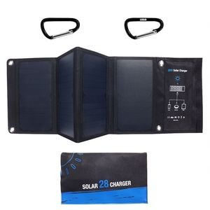 28W Foldable Solar Panel Power Charger