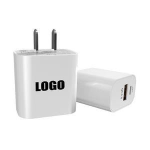 Dual Usages Fast USB-C PD Adapter Wall Charger