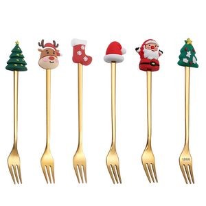Christmas Dessert Fork