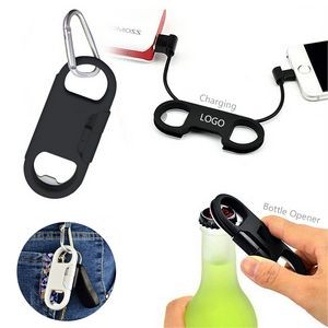 3 in 1 USB Charging Cable With Bottle Opener