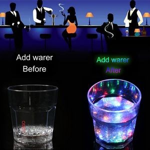 10 OZ Liquid Activated LED Wine Glass Flashing Cup