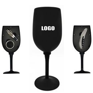 3 IN 1 Wine Opener With Glasses Shaped Case