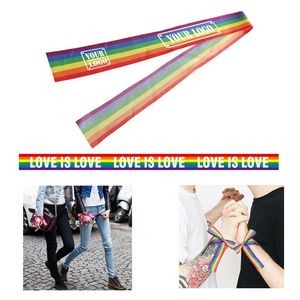 Rainbow LGBT Pride Ribbon