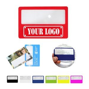 Credit Card Bookmark Magnifier