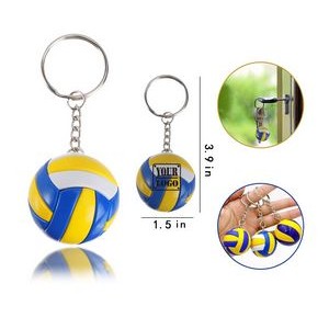 Classic Mini Volleyball Keychain