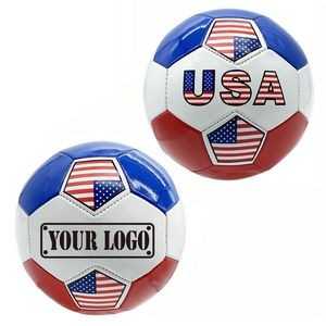 Custom American Flag Soccer Ball