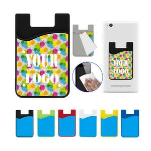 Silicone Phone Wallets w/ Screen Cleaner