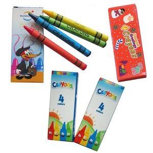 Custom 4 Pack Crayons