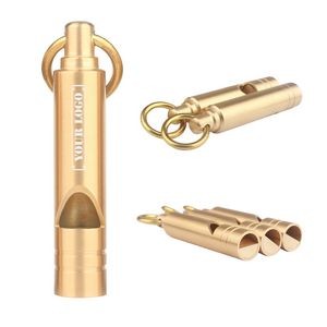 Brass Survival Whistle