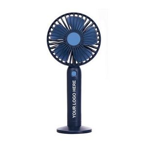 Portable Mini Fan With USB Rechargeable Battery, 3 Speeds & 5 Blades