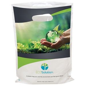 EcoSolution Digital Full Color Die Cut Plastic Bags (9"x12")