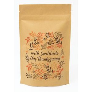 Fall Floral Predesigned Kraft Barrier Pouch 5" W x 8" H x 2.5" D