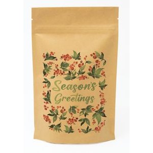 Holly Predesigned Kraft Barrier Pouch 5" W x 8" H x 2.5" D