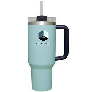 40oZ Stainless Steel Tumbler with UV Printed Branded Logo