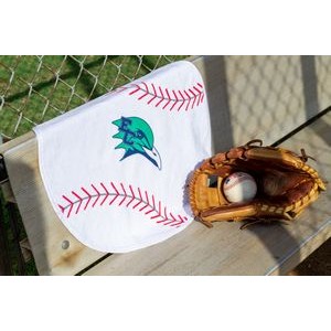 Fiber Reactive Baseball Shaped Sport Towel (Screen Print)