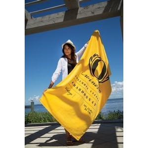 Platinum Collection Heavyweight Colored Beach Towel (Screen Print)