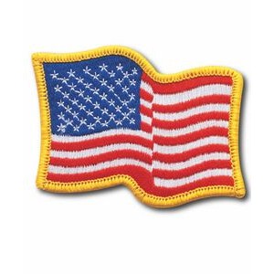 "Wavy American Flag" Stock Patch