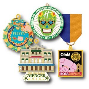 1 1/2" Custom Fiesta Medals