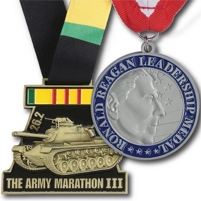 3"- 4" Custom Race Run Medal