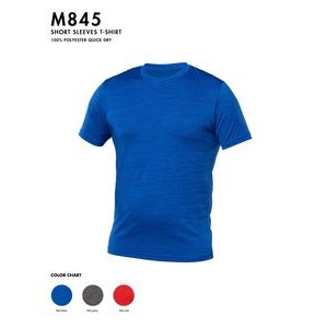 Men t-shirt 100% polyester mix jersey, cationic