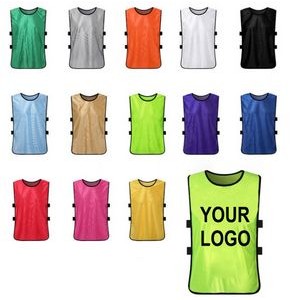Sports Training Team Practice Vests for Youth and Adults - Basketball, Football, Volleyball, Soccer