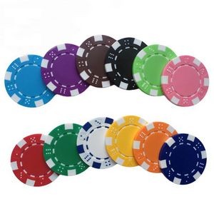 11.5 gram ABS Dice Striped Poker Chips