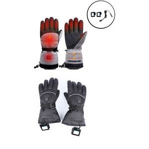 Rechargeable 4000mAh Electric Winter 3 Heating Levels Waterproof Thermal Warm Touchscreen Gloves