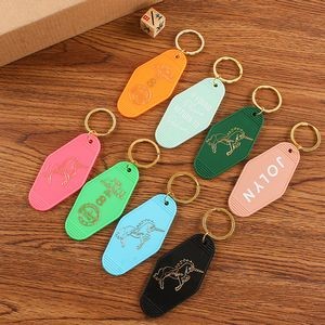 Motel Key Tag with Foil Stamping Logo