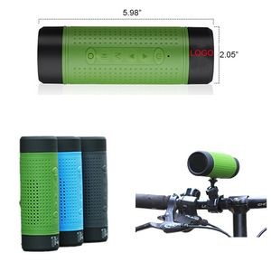 Outdoor Bluetooth Speaker Bicycle Portable Speakers 3600mAh Power Bank LED Light